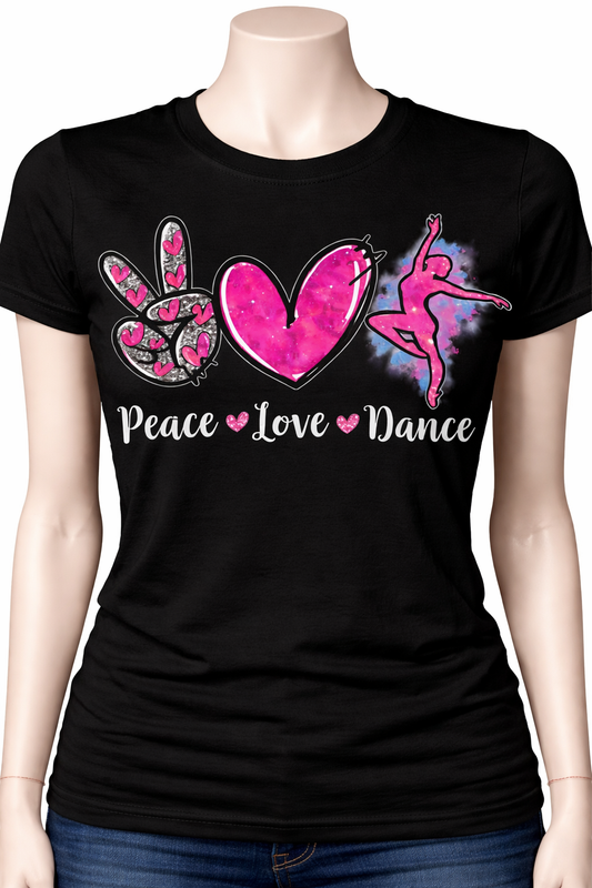 Peace, Love & Dance Tee