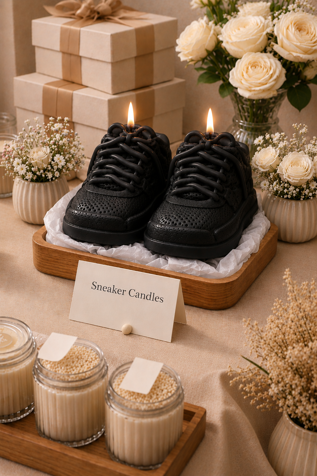 Baby Kicks Candle