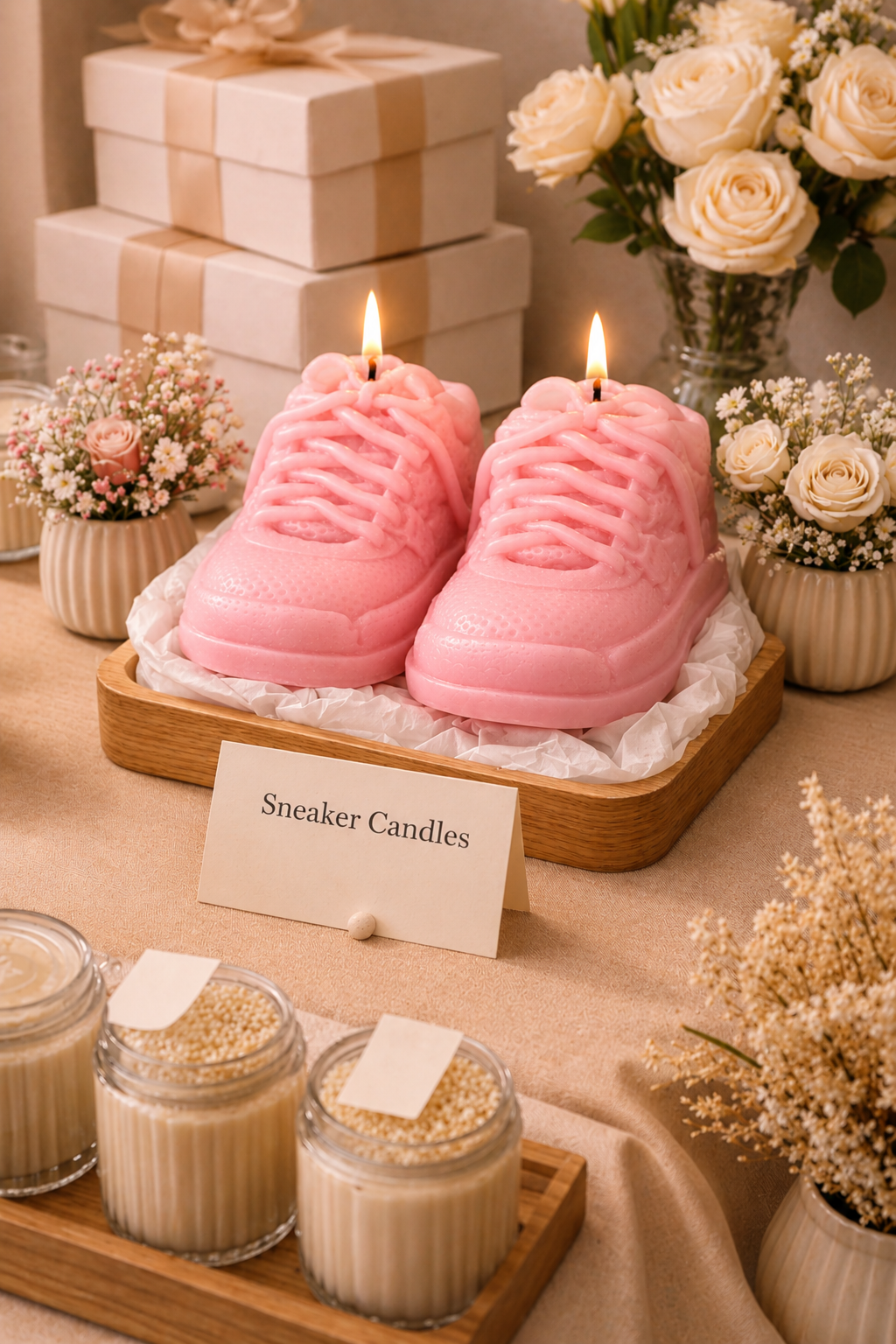 Baby Kicks Candle