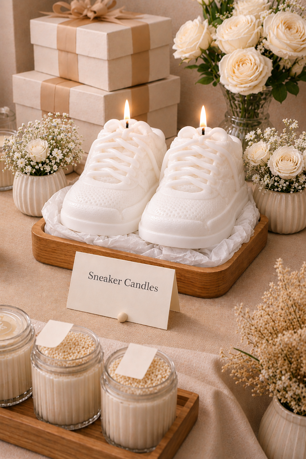 Baby Kicks Candle