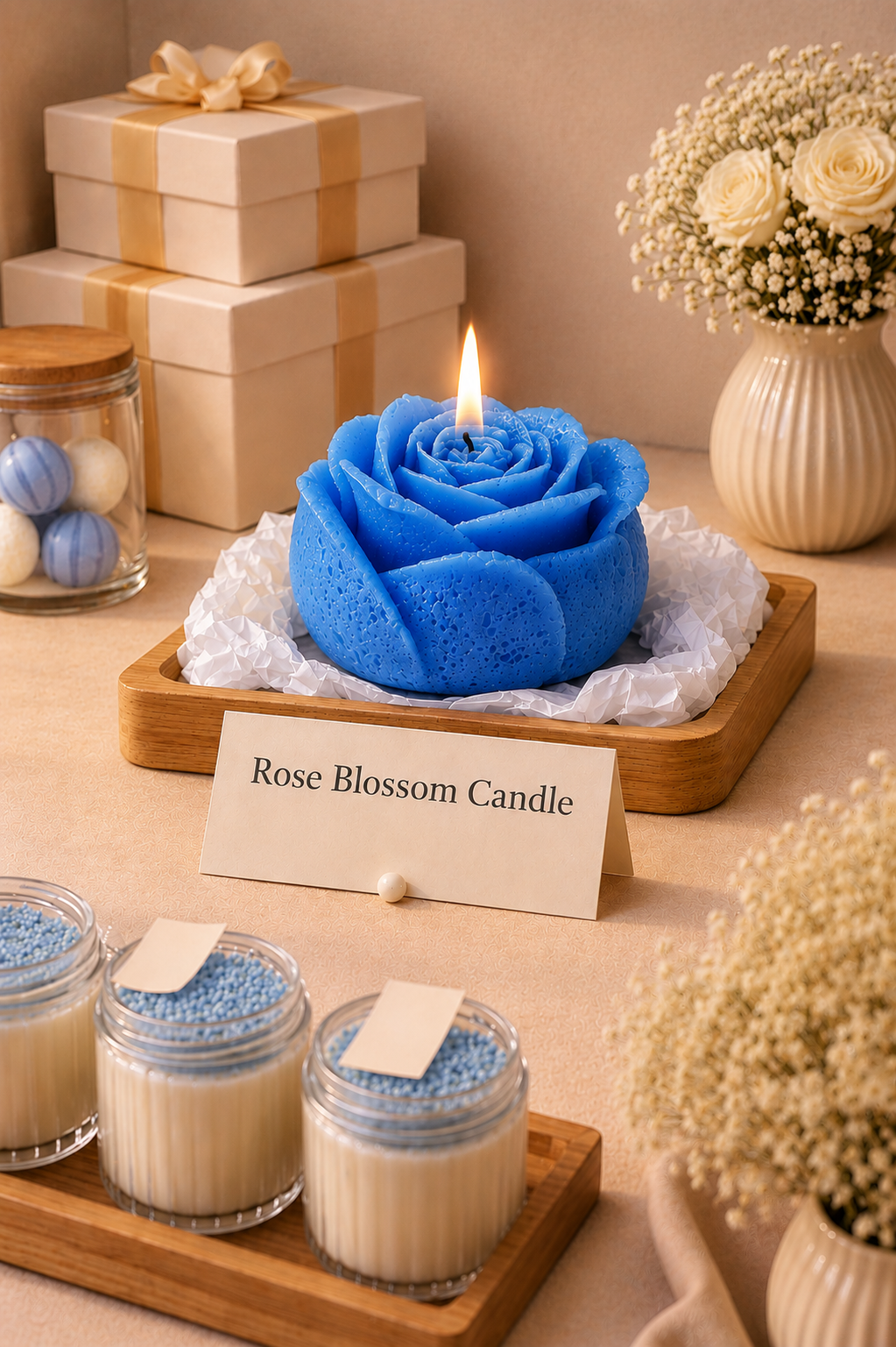 Rose Blossom Candle