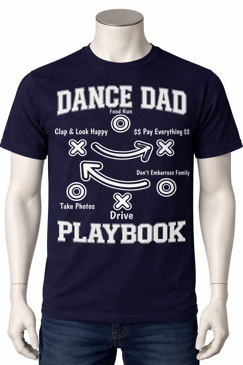 Dance Dad Playbook Tee