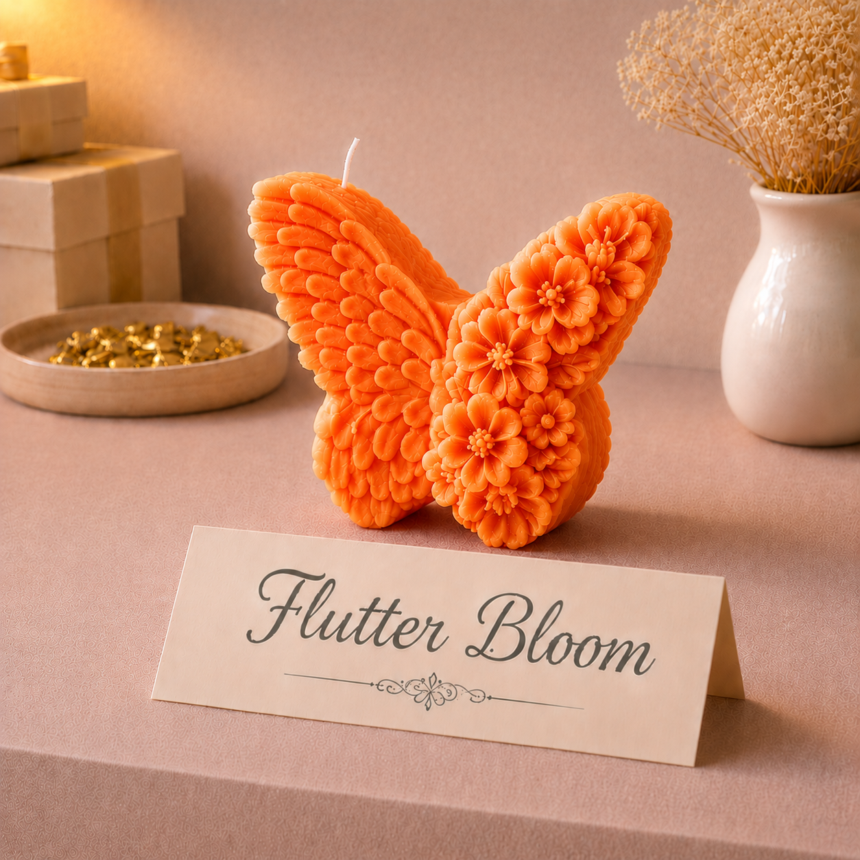 Flutter Bloom Candle