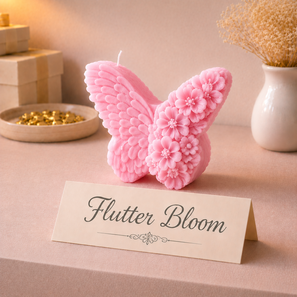 Flutter Bloom Candle