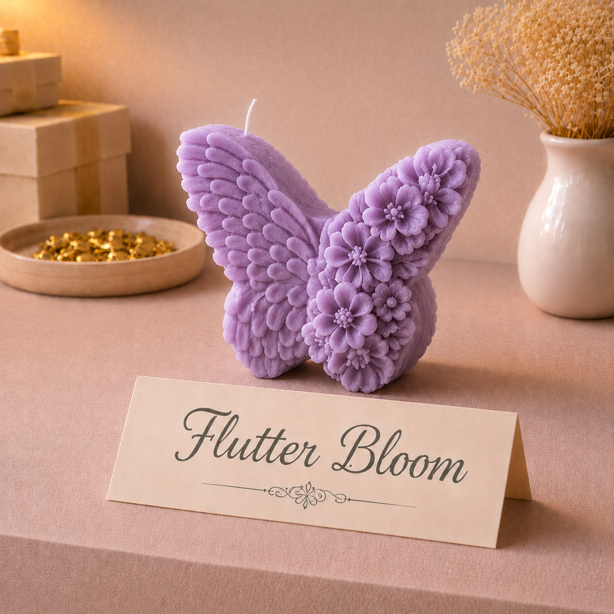 Flutter Bloom Candle