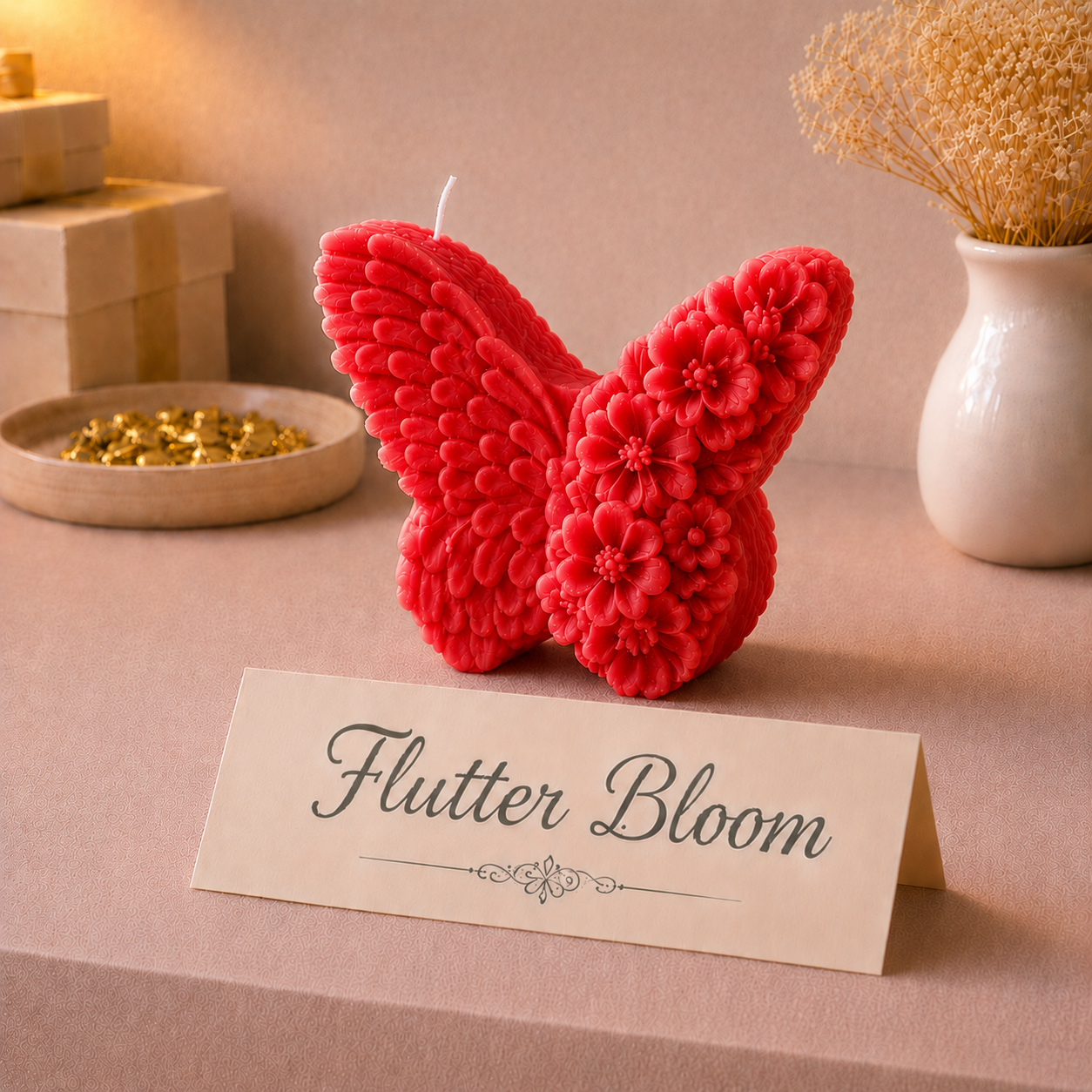 Flutter Bloom Candle
