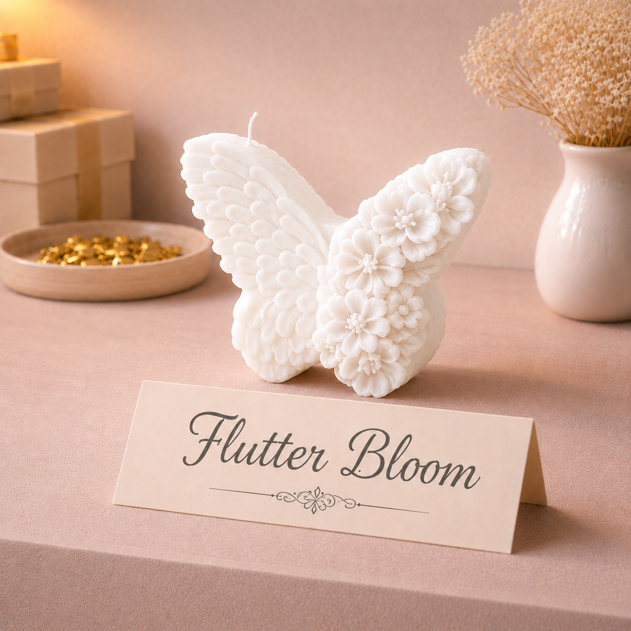 Flutter Bloom Candle