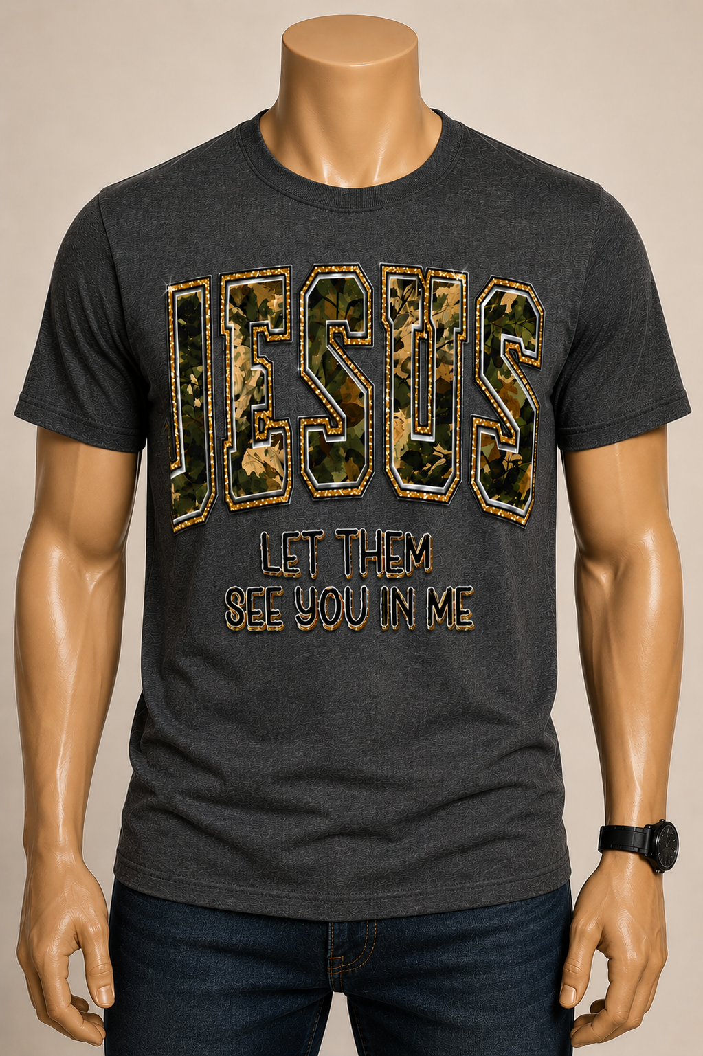 Jesus: Let Them See You In Me Men's Graphic Tee