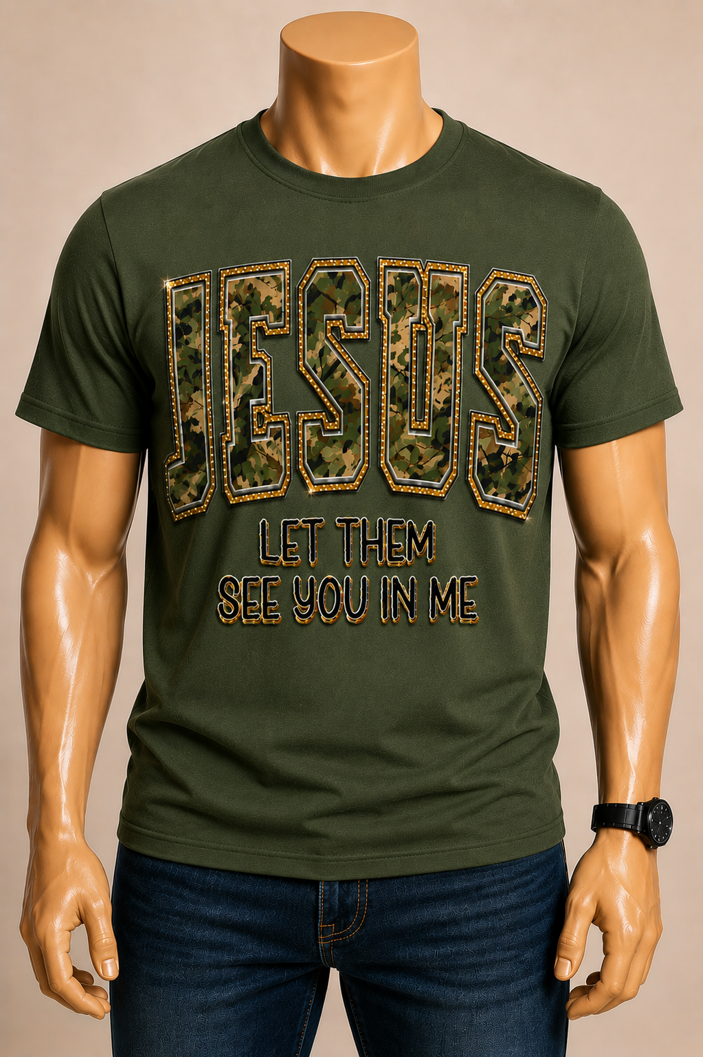 Jesus: Let Them See You In Me Men's Graphic Tee