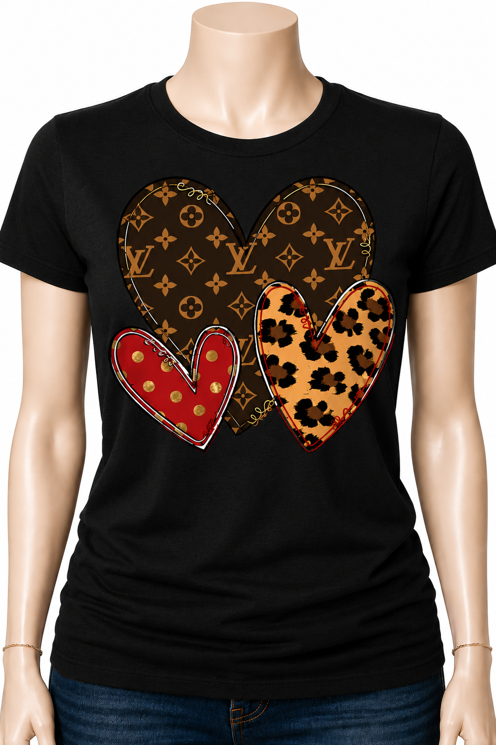 Luxe Love Hearts Tee