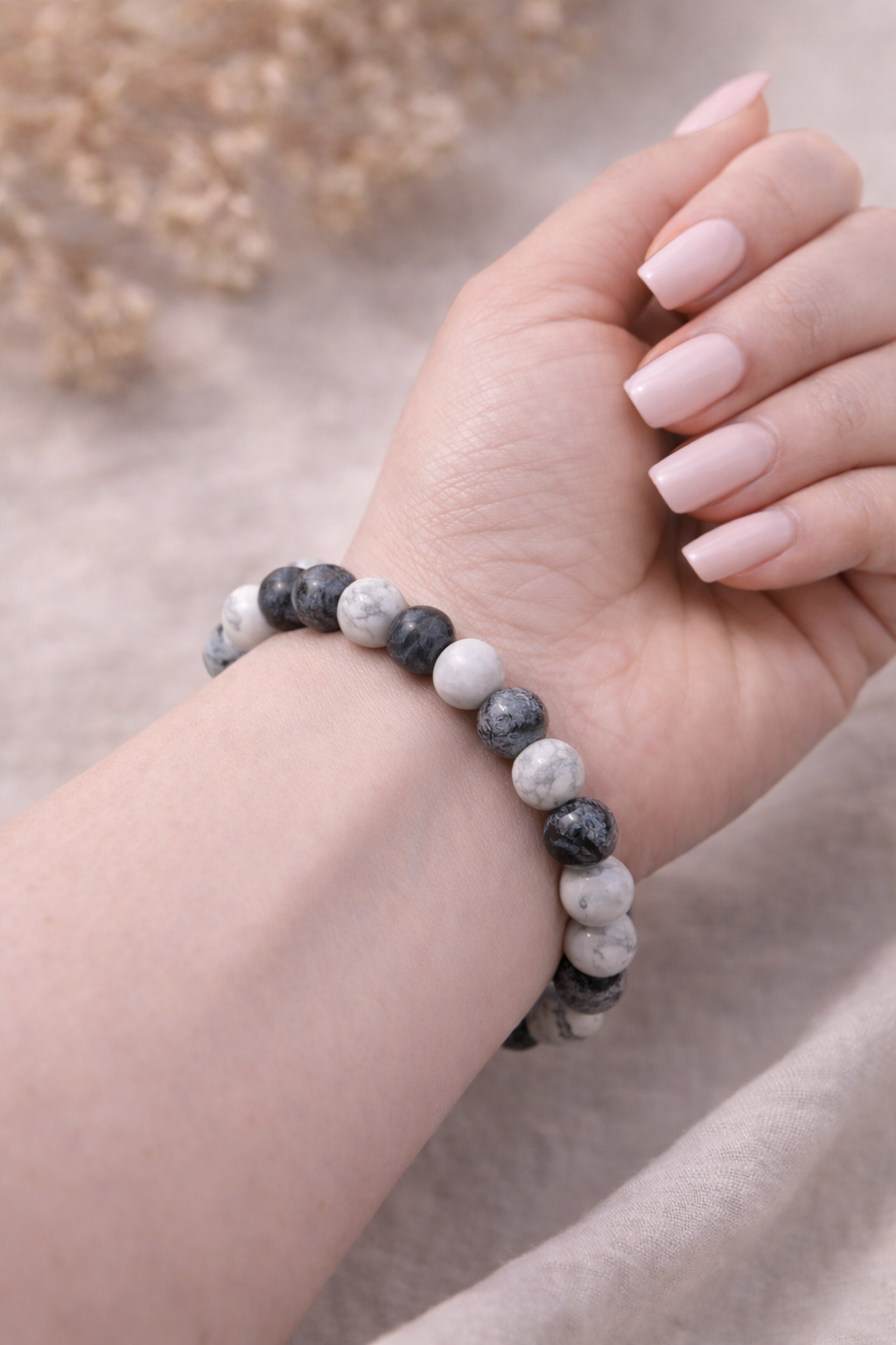 Monochrome Marble Magic Bracelet
