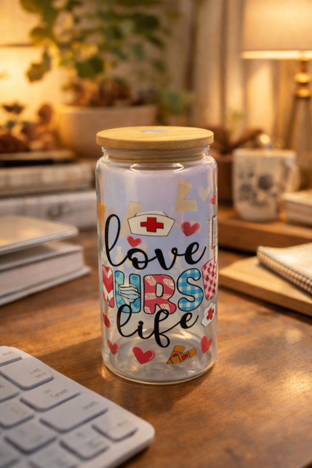 Nurse Life Glass Cup