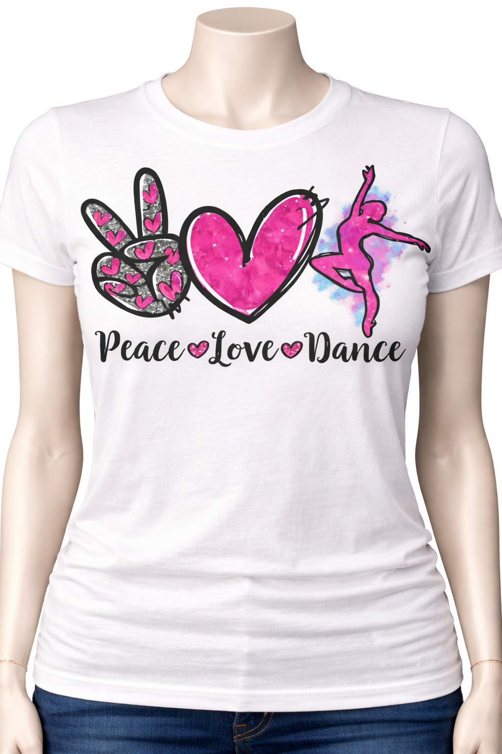 Peace, Love & Dance Tee