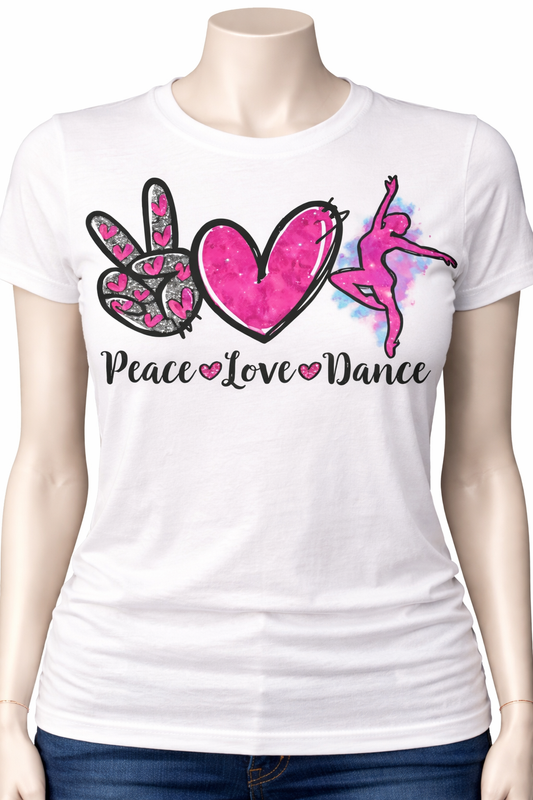 Peace, Love & Dance Tee