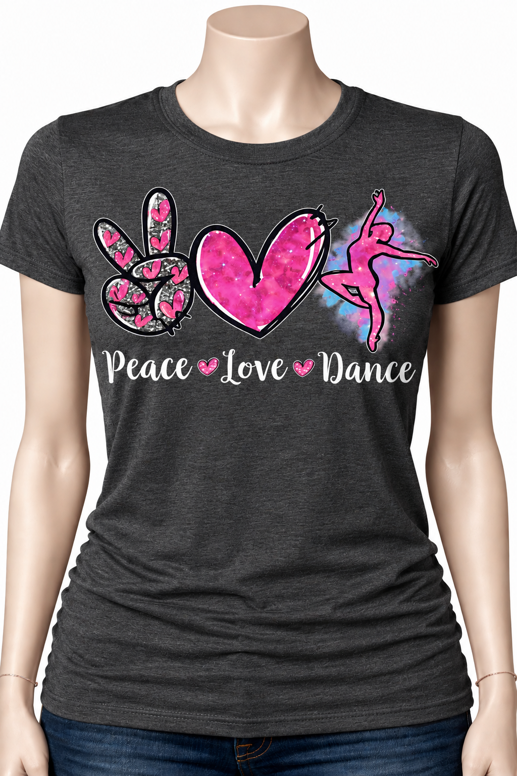 Peace, Love & Dance Tee