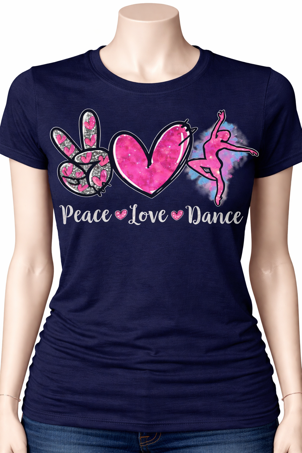 Peace, Love & Dance Tee