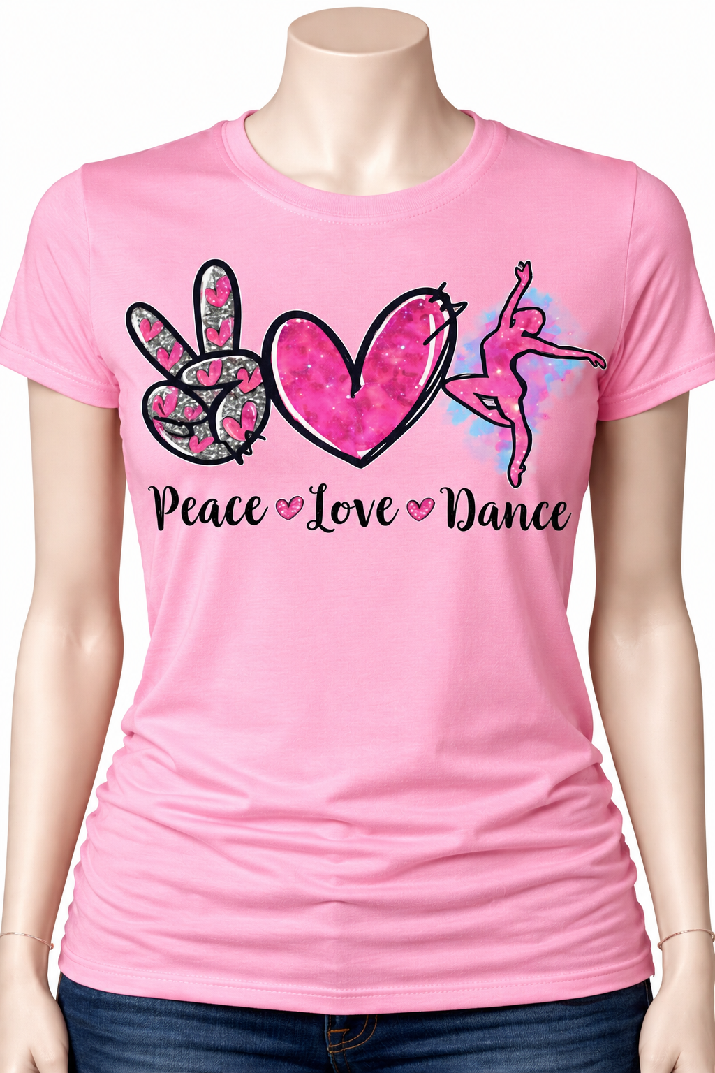Peace, Love & Dance Tee