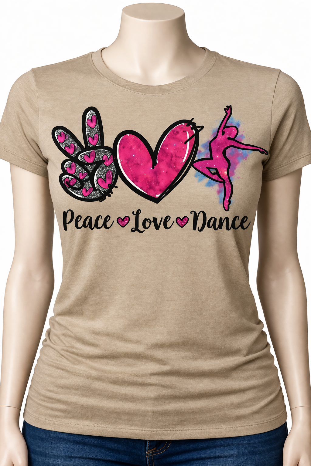 Peace, Love & Dance Tee