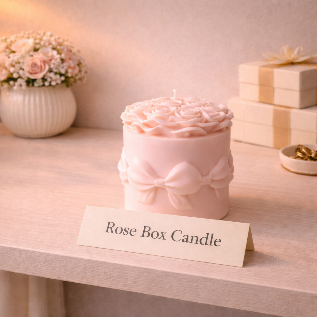Rose Box Candle