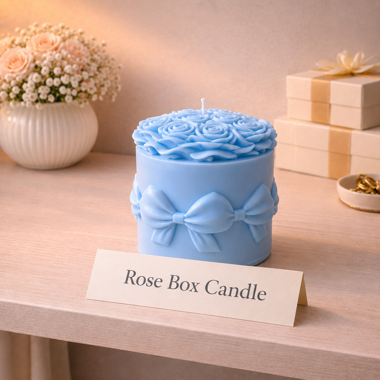 Rose Box Candle